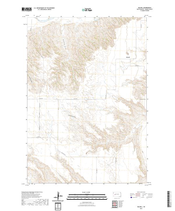 USGS Topographic Map – Dalzell