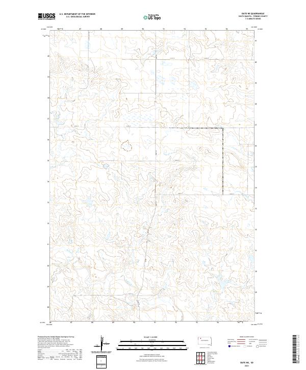 USGS Topographic Map – Date NE