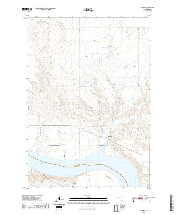 USGS Topographic Map – De Grey