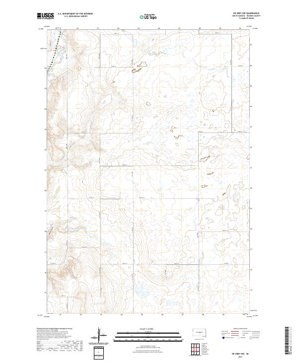 USGS Topographic Map – De Grey NW