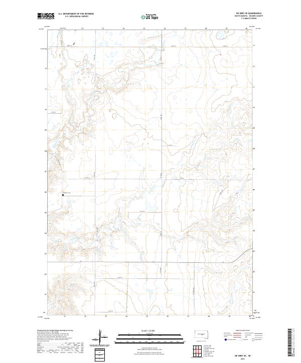 USGS Topographic Map – De Grey SE
