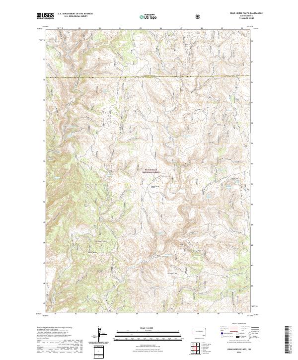 USGS Topographic Map – Dead Horse Flats