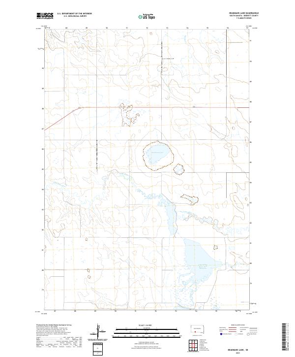 USGS Topographic Map – Deadmans Lake