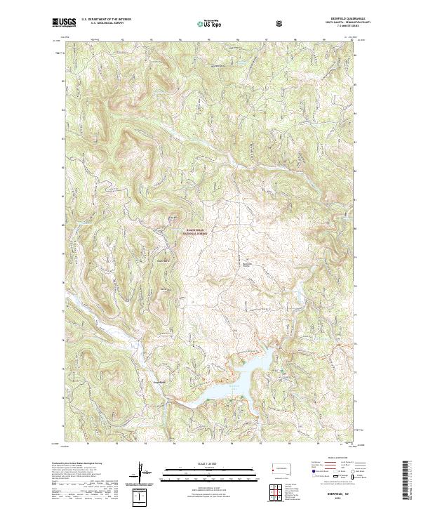 USGS Topographic Map – Deerfield