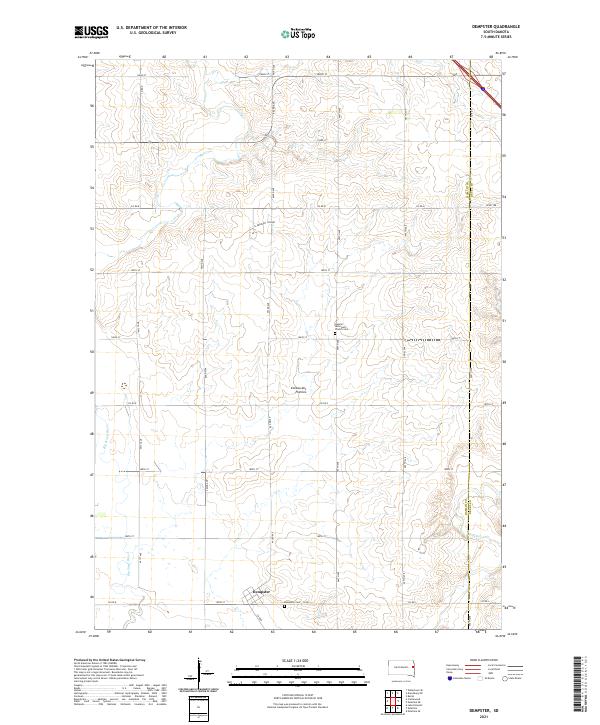 USGS Topographic Map – Dempster
