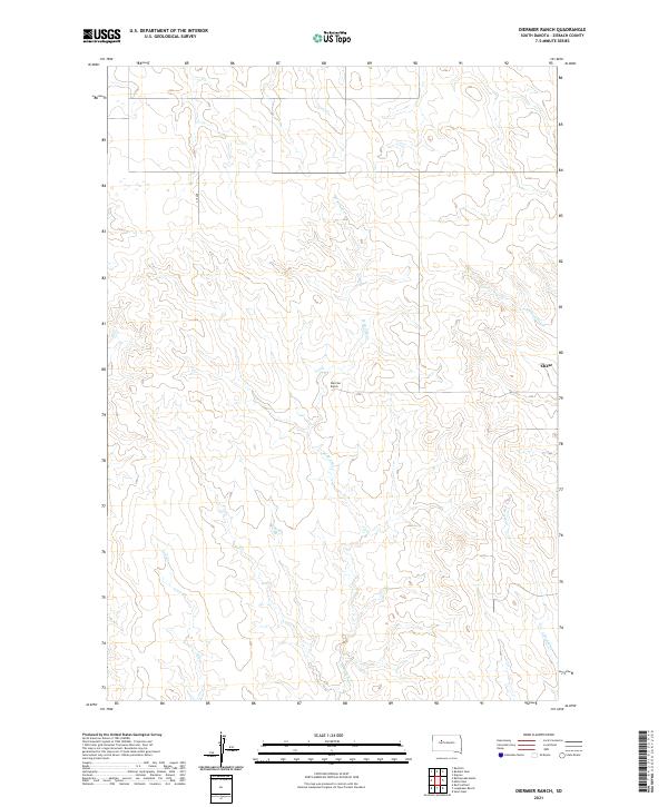 USGS Topographic Map – Diermier Ranch