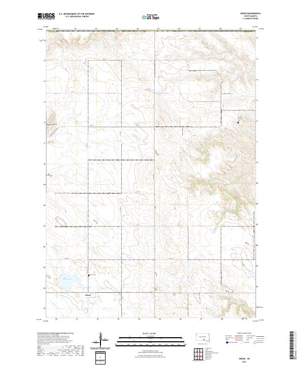 USGS Topographic Map – Dixon
