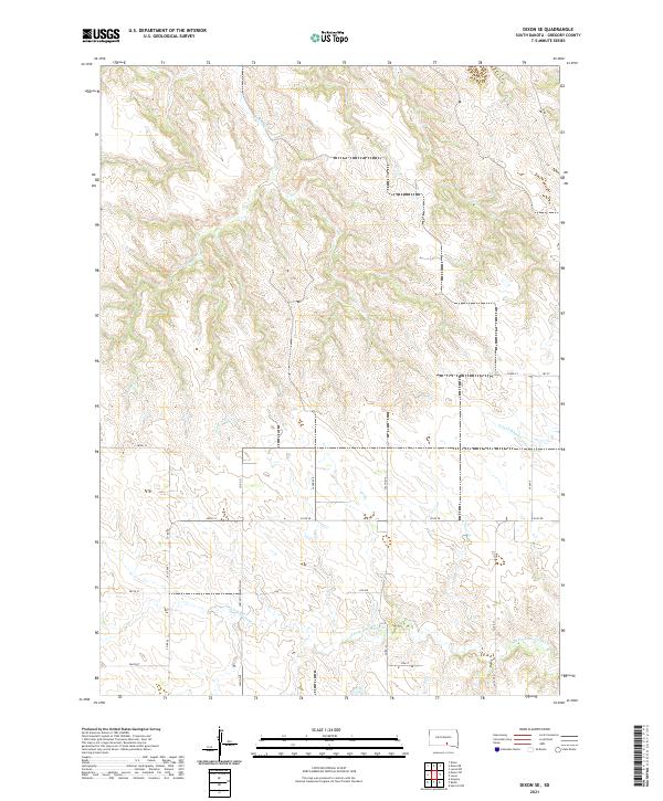 USGS Topographic Map – Dixon SE