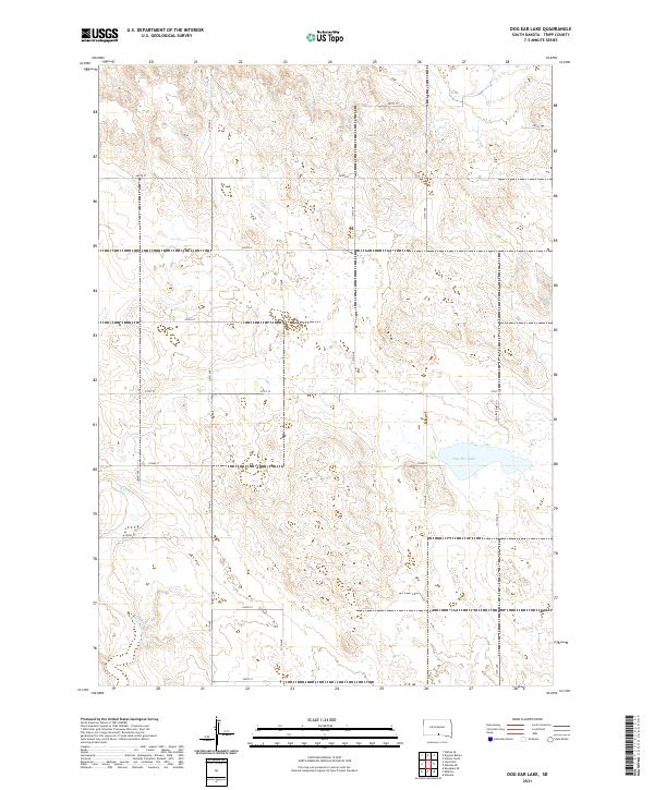 USGS Topographic Map – Dog Ear Lake