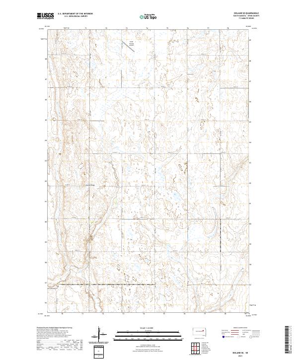 USGS Topographic Map – Doland SE