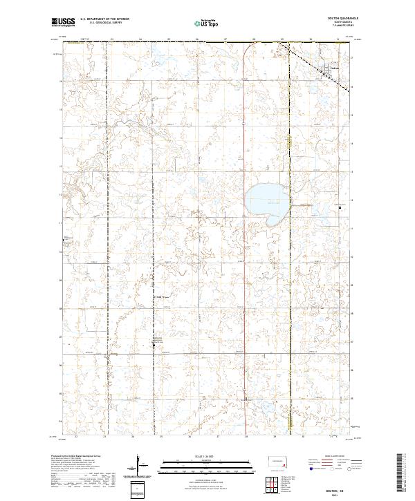 USGS Topographic Map – Dolton