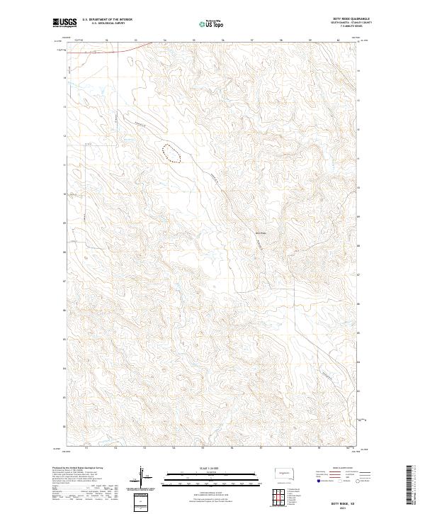USGS Topographic Map – Doty Ridge