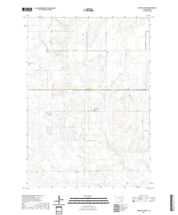 USGS Topographic Map – Duncan Church