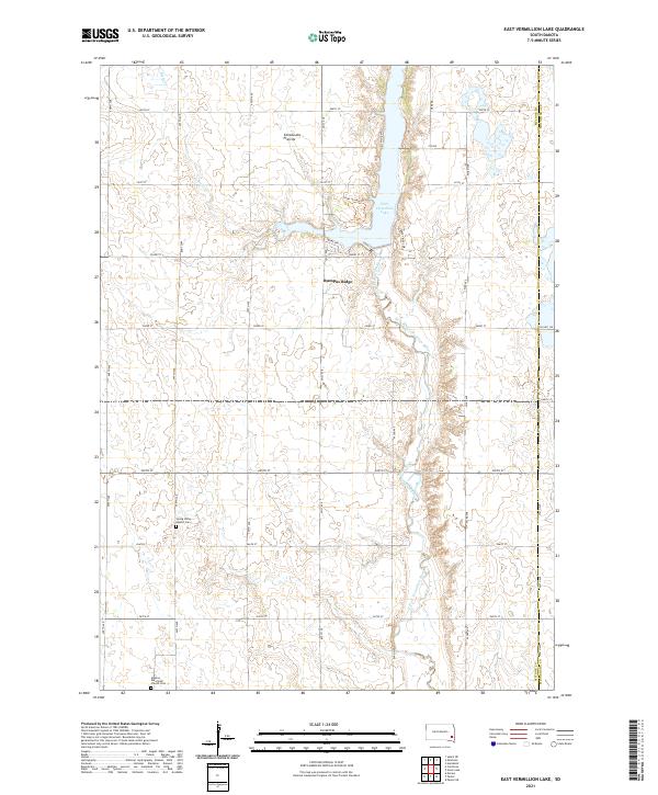 USGS Topographic Map – East Vermillion Lake