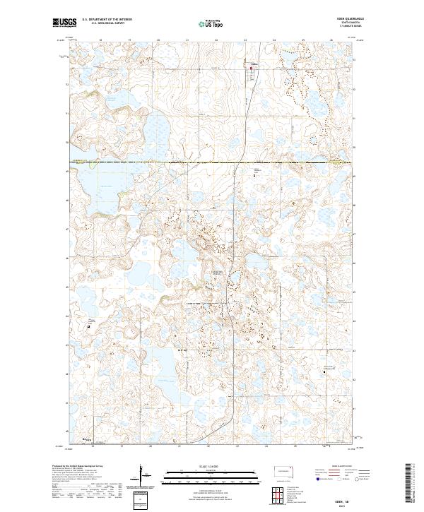 USGS Topographic Map – Eden