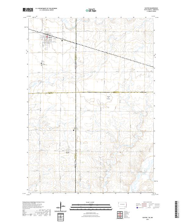 USGS Topographic Map – Elkton