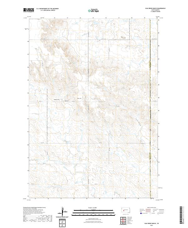 USGS Topographic Map – Elm Creek Ranch