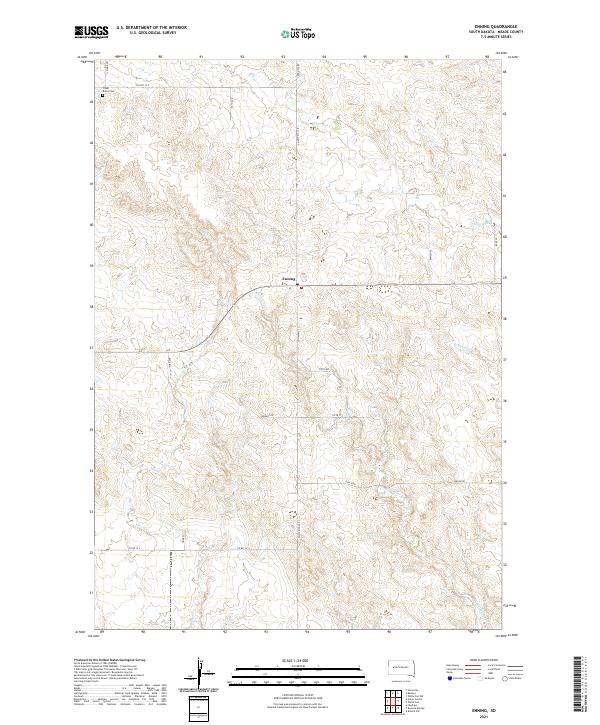 USGS Topographic Map – Enning