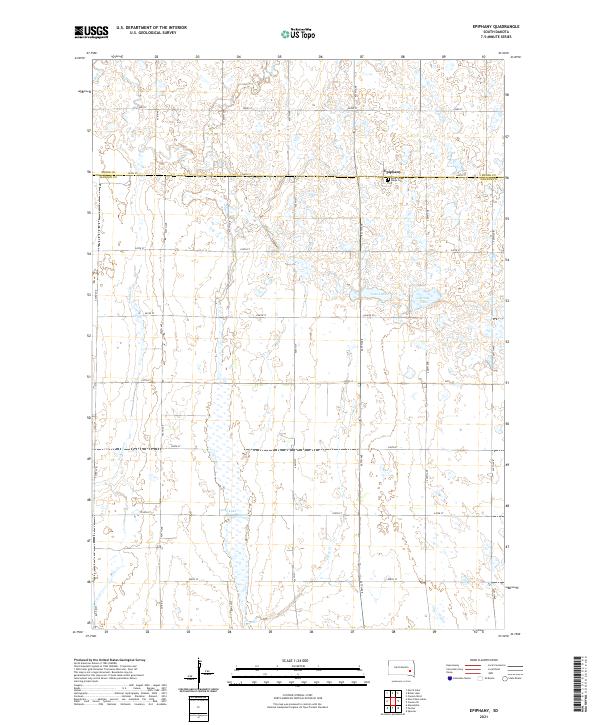 USGS Topographic Map – Epiphany
