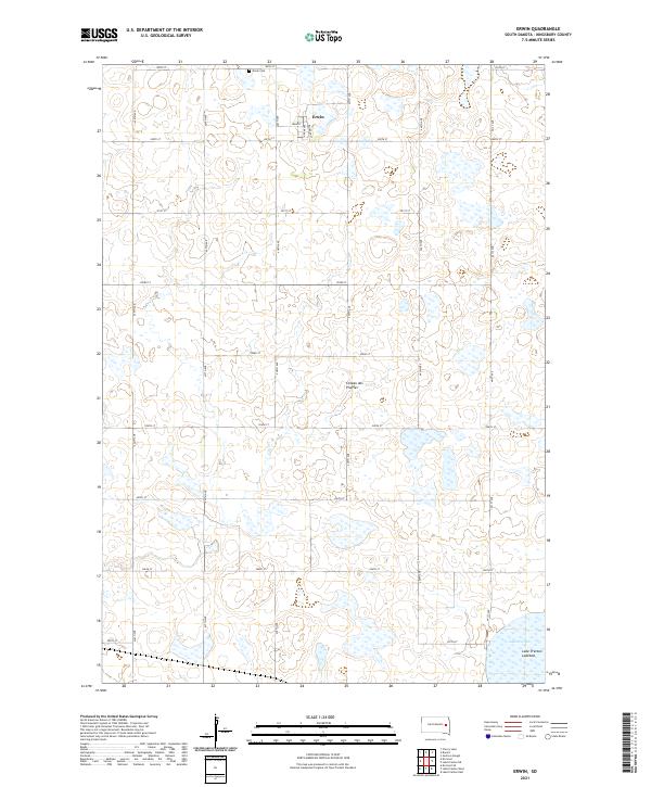 USGS Topographic Map – Erwin