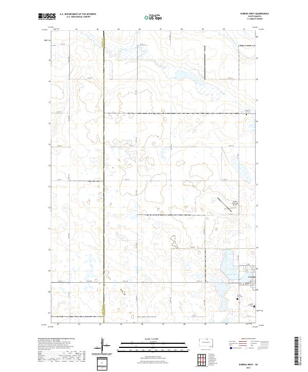 USGS Topographic Map – Eureka West