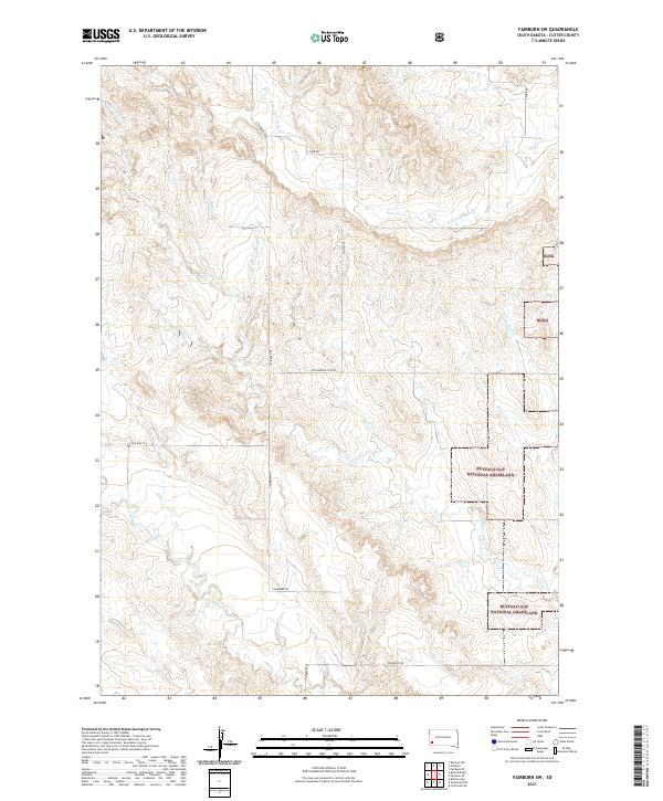 2021 Map of Fairburn SW, 2021 Print