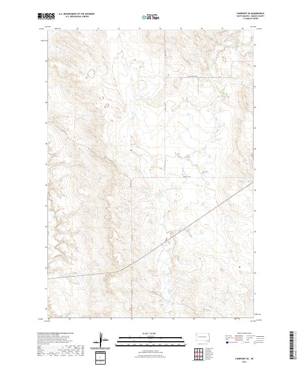 USGS Topographic Map – Fairpoint SE