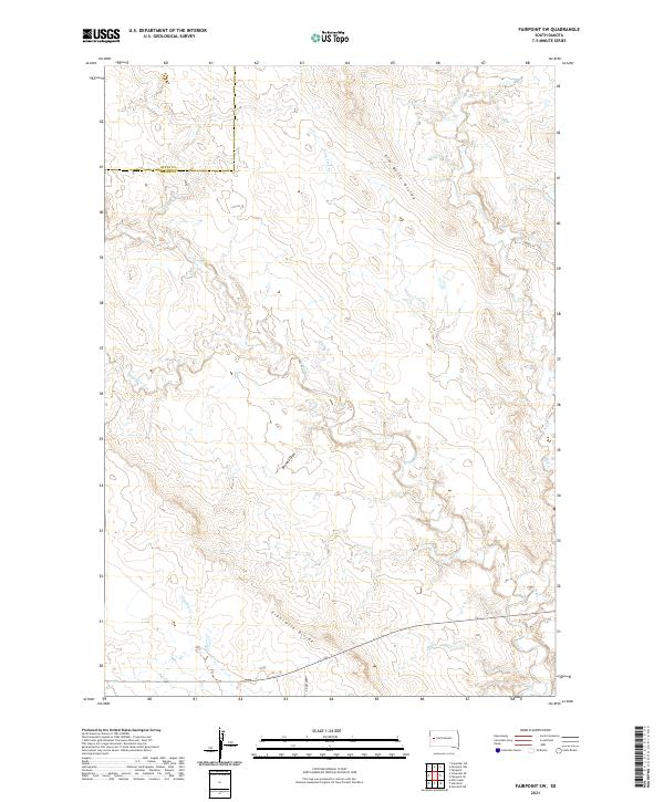 USGS Topographic Map – Fairpoint SW