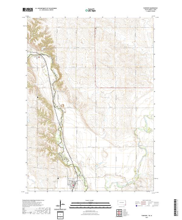 USGS Topographic Map – Fairview