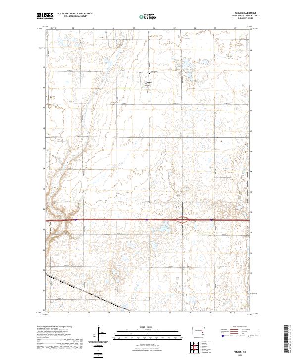 USGS Topographic Map – Farmer