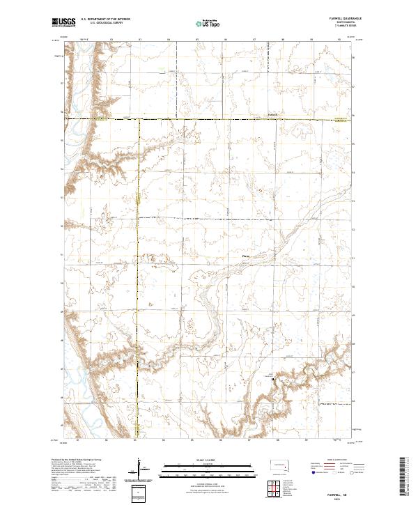 USGS Topographic Map – Farwell