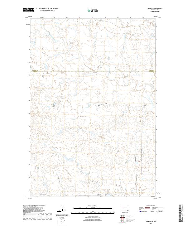 USGS Topographic Map – Fish Draw