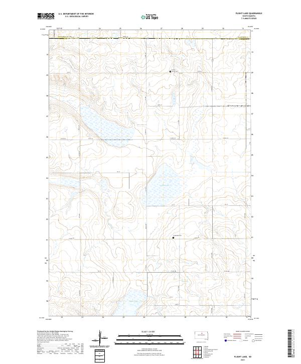 USGS Topographic Map – Flight Lake