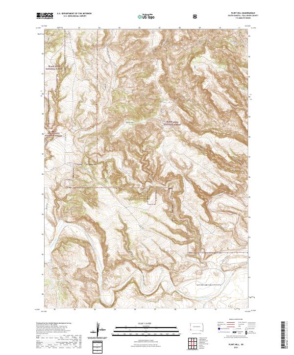 USGS Topographic Map – Flint Hill