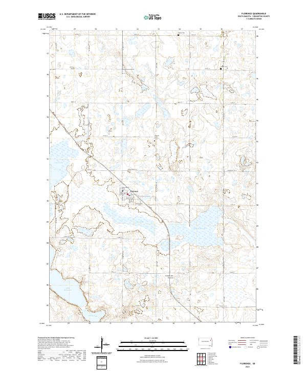 USGS Topographic Map – Florence