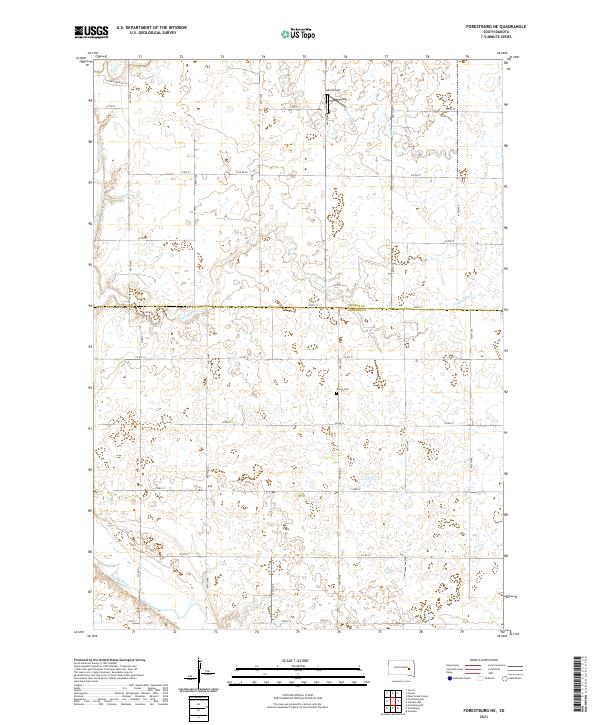USGS Topographic Map – Forestburg NE