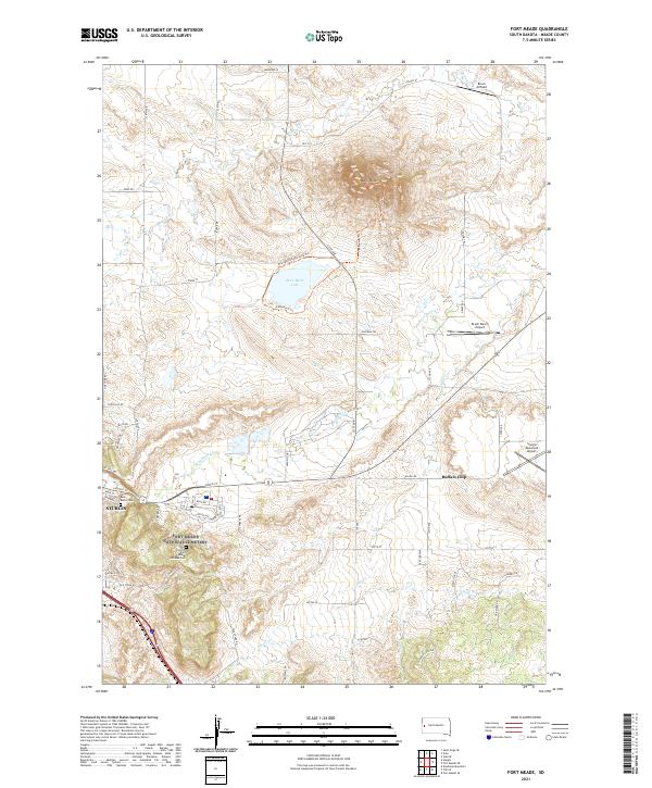 USGS Topographic Map – Fort Meade