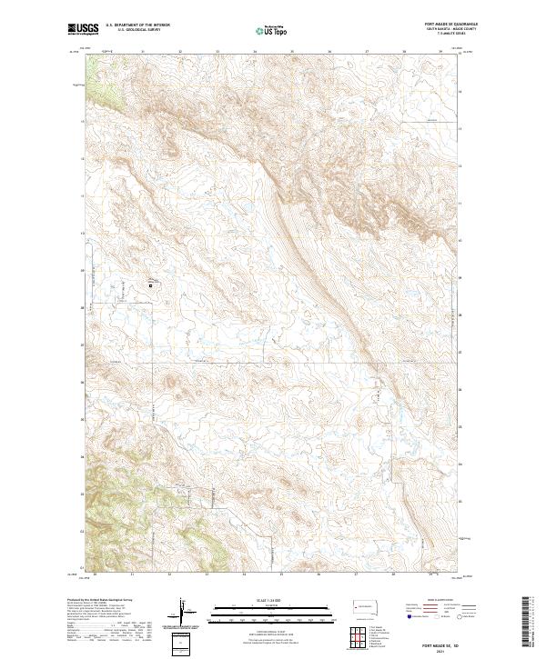 USGS Topographic Map – Fort Meade SE