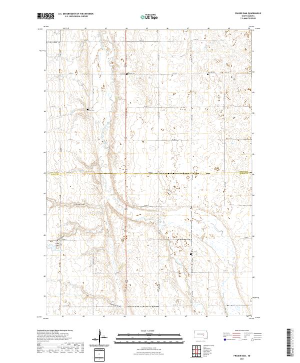 USGS Topographic Map – Fraser Dam
