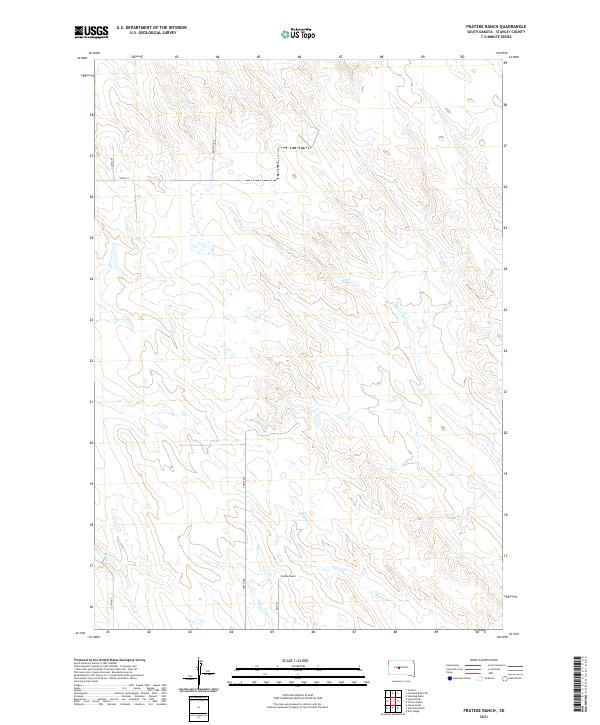 USGS Topographic Map – Fratzke Ranch