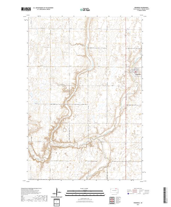 USGS Topographic Map – Frederick