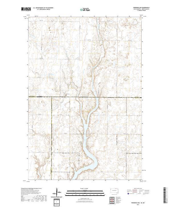 USGS Topographic Map – Frederick NW