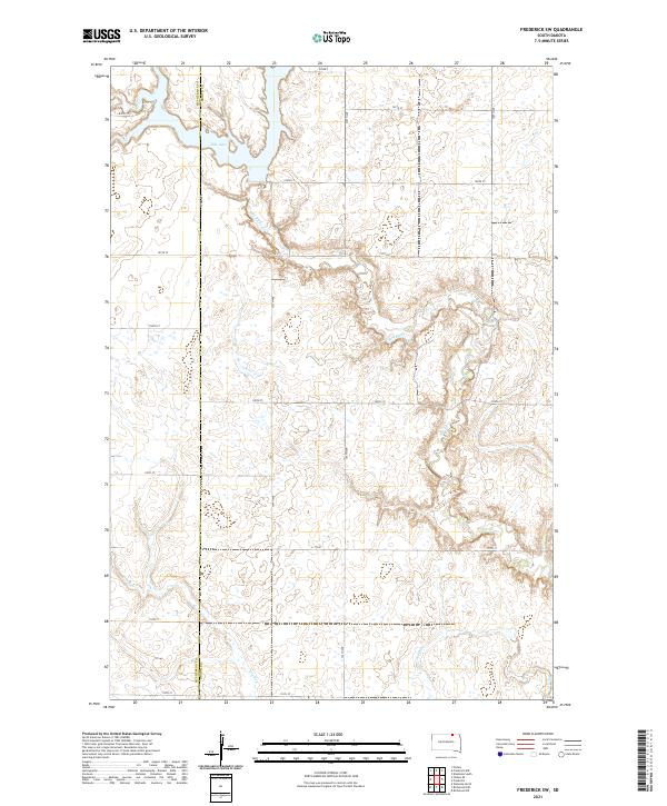 USGS Topographic Map – Frederick SW