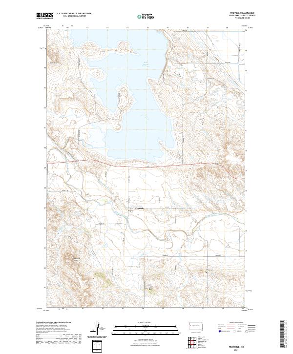 USGS Topographic Map – Fruitdale