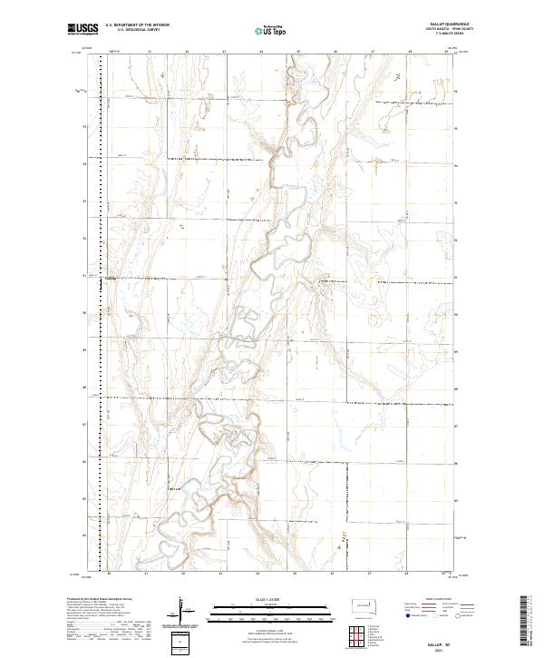 USGS Topographic Map – Gallup