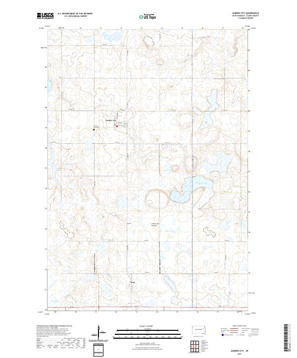 USGS Topographic Map – Garden City