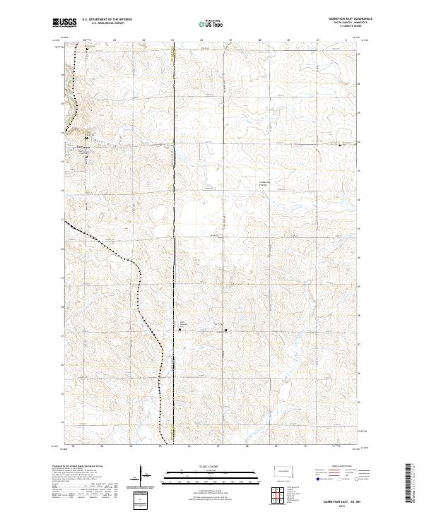USGS Topographic Map – Garretson East