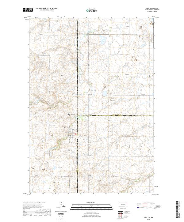 USGS Topographic Map – Gary
