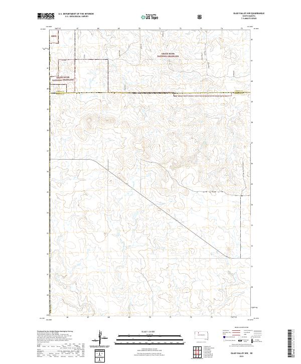 2021 Map of Glad Valley NW, 2021 Print