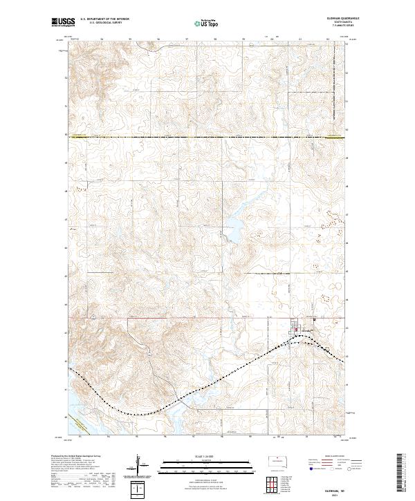 USGS Topographic Map – Glenham